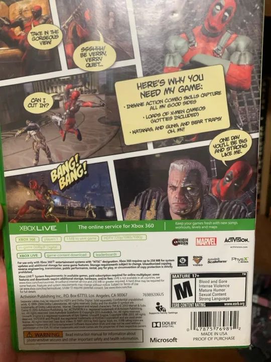 Deadpool - Xbox 360 raríssimo  - Foto 2