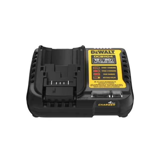 Carregador de Bateria 12V 20V 60V Max* 4Ah Bivolt Dewalt DCB1104-BR