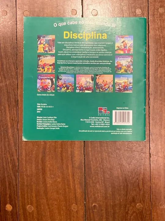 Livro O que cabe no meu mundo III - Disciplina - Foto 2