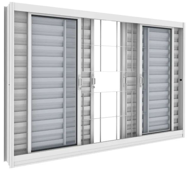 veneziana 6 folhas horizontal- vitrolar 1.5 x 1.0  - Foto 3