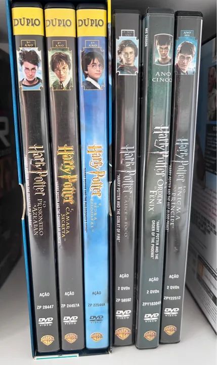Coleção Harry Potter - filmes do 1 ao 6