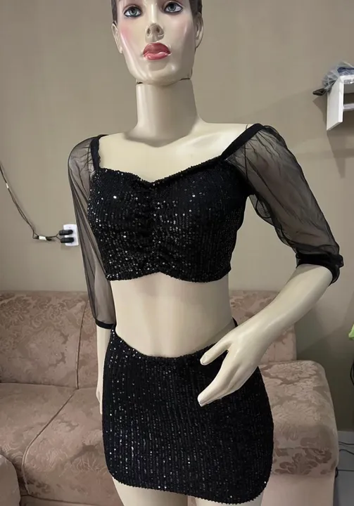 Conjunto feminino paetê