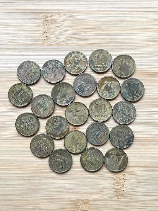 Moedas 10 centavos 1947 e 1948  - Foto 5