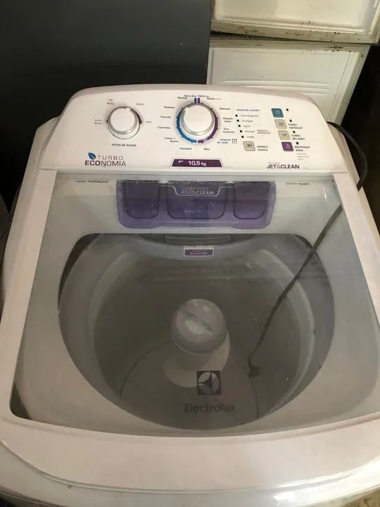 Máquina de lavar Electrolux 10,5kg branca turbo 127V com Jet&Clean e filtro fiapos LAC1 - Foto 2
