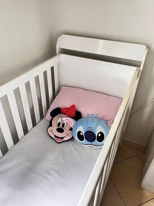 Berço de bebê branco em ótimo estado - Foto 3