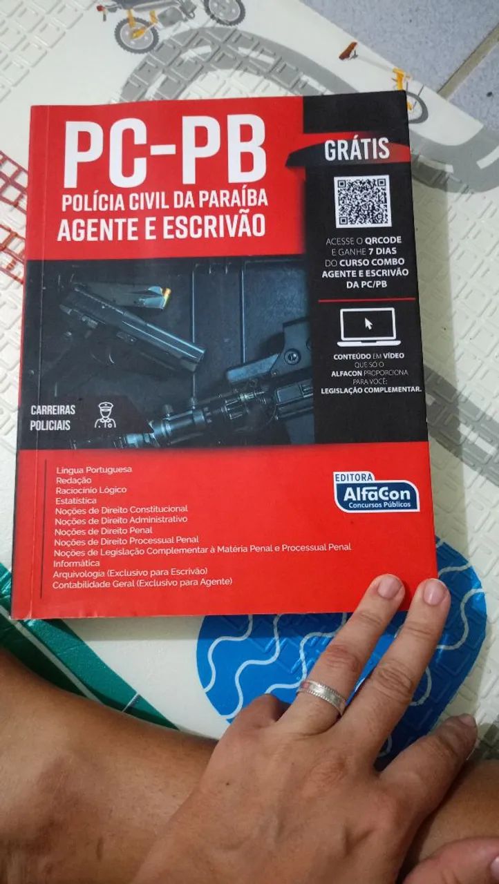 Livro PC-PB Polícia Civil da Paraíba - Agente e Escrivão