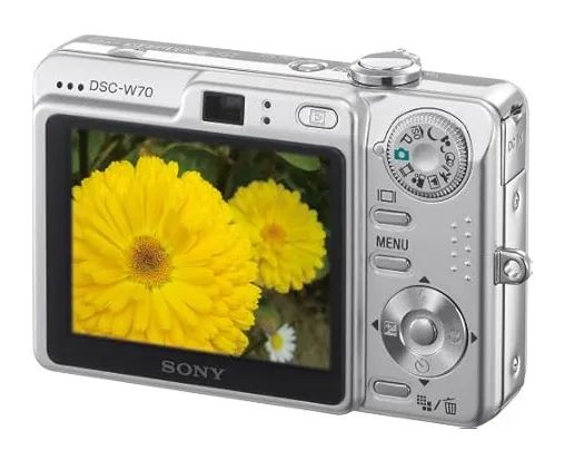 Sony Câmera digital Cybershot DSCW70 7,2MP com zoom óptico 3x - Foto 3