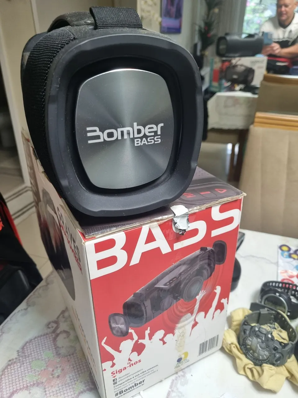 Caixa de Som Bomber Bass