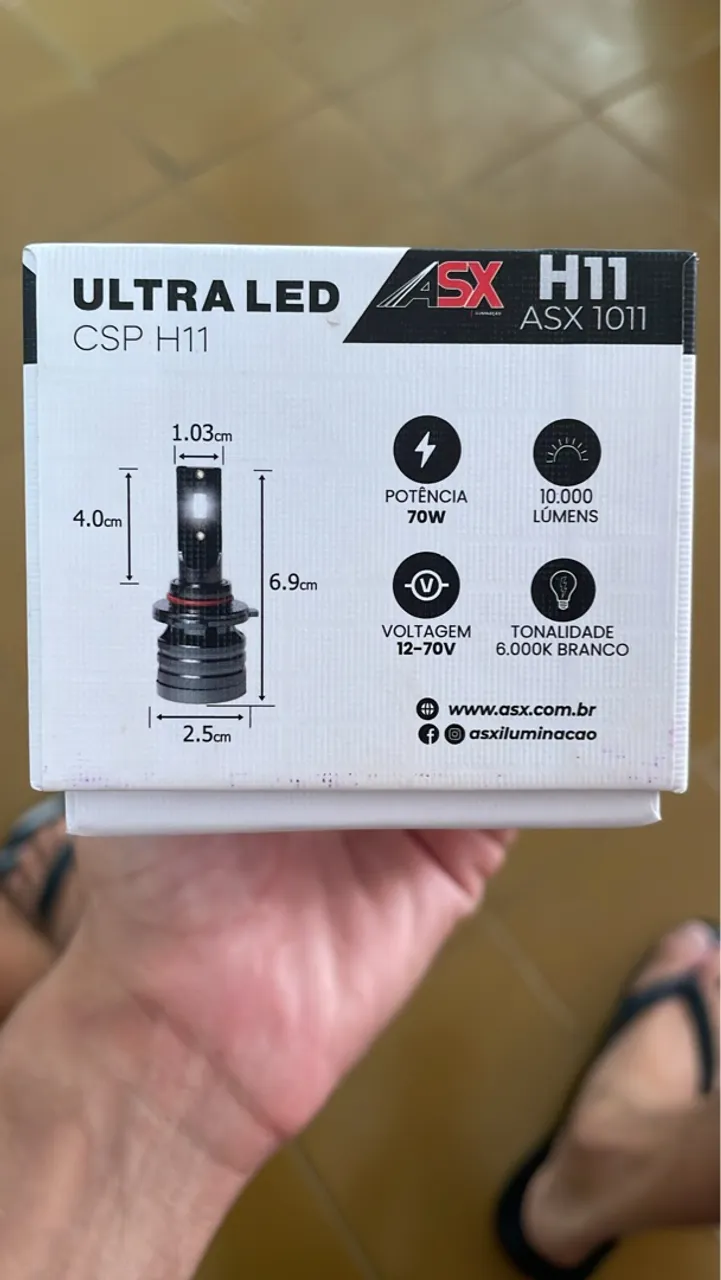 Vendo luz led modelo ASX H11 para carro!