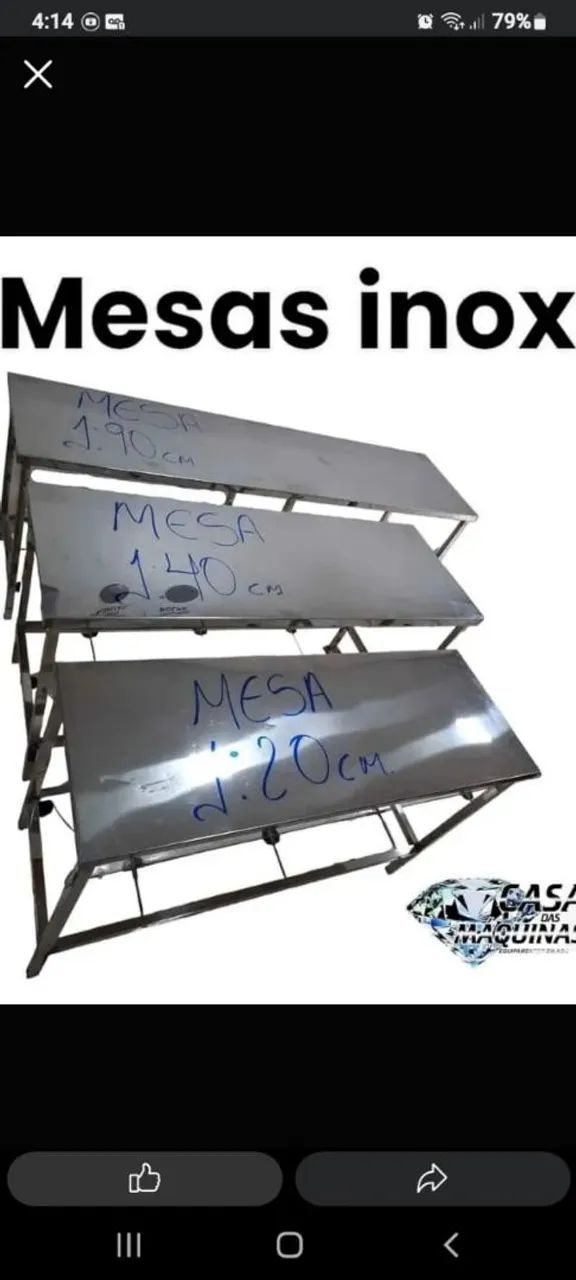Mesa inox 64302123971969120