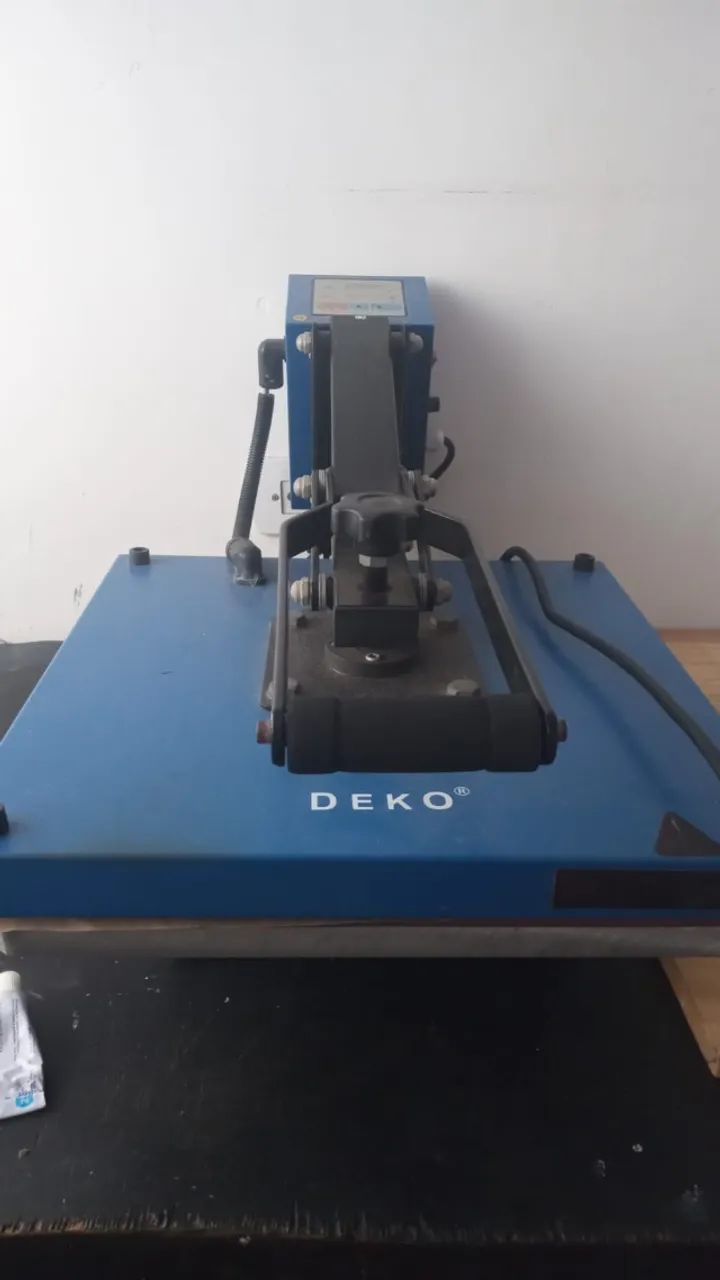 Prensa Térmica Deko 35x35cm c/ Gaveta + brinde