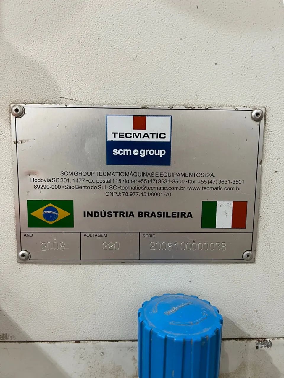 Coladeira de borda tecmatic