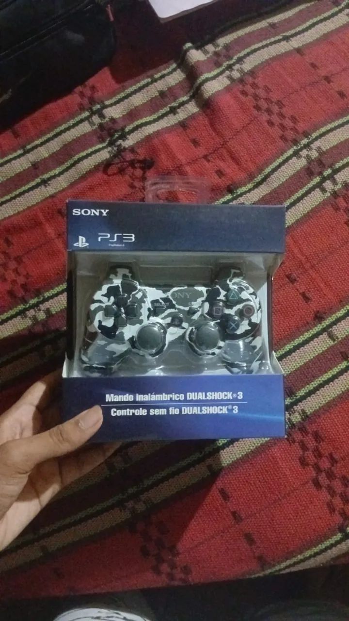 CONTROLE PS3 SONY SEM FIO 