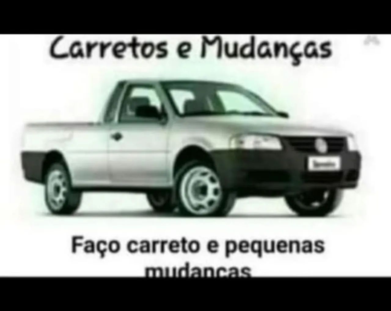 Faço fretes e carretos.