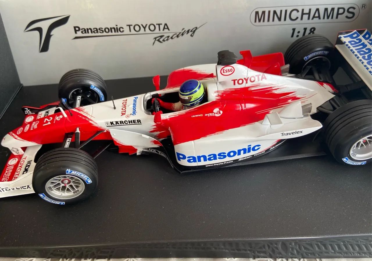 Miniatura Toyota F1 TF 103 - C. da Matta - Minichamps - Hobbies e