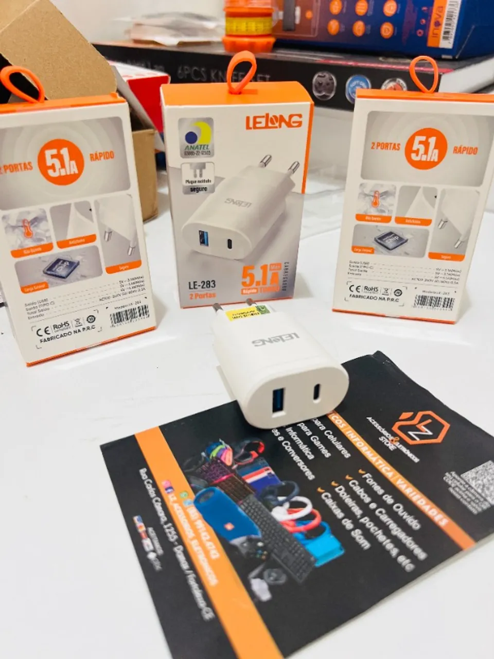 Fonte Duas USB - Fast Charger