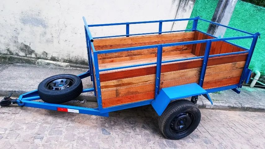 Reboque Fazendinha (2,10m x 1,30m x 1,00m) - Foto 2