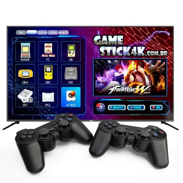 Video Game Stick Retro Controle Sem Fio HDMI 3500 Jogos FRETE GRATIS PARA TODO BRASIL