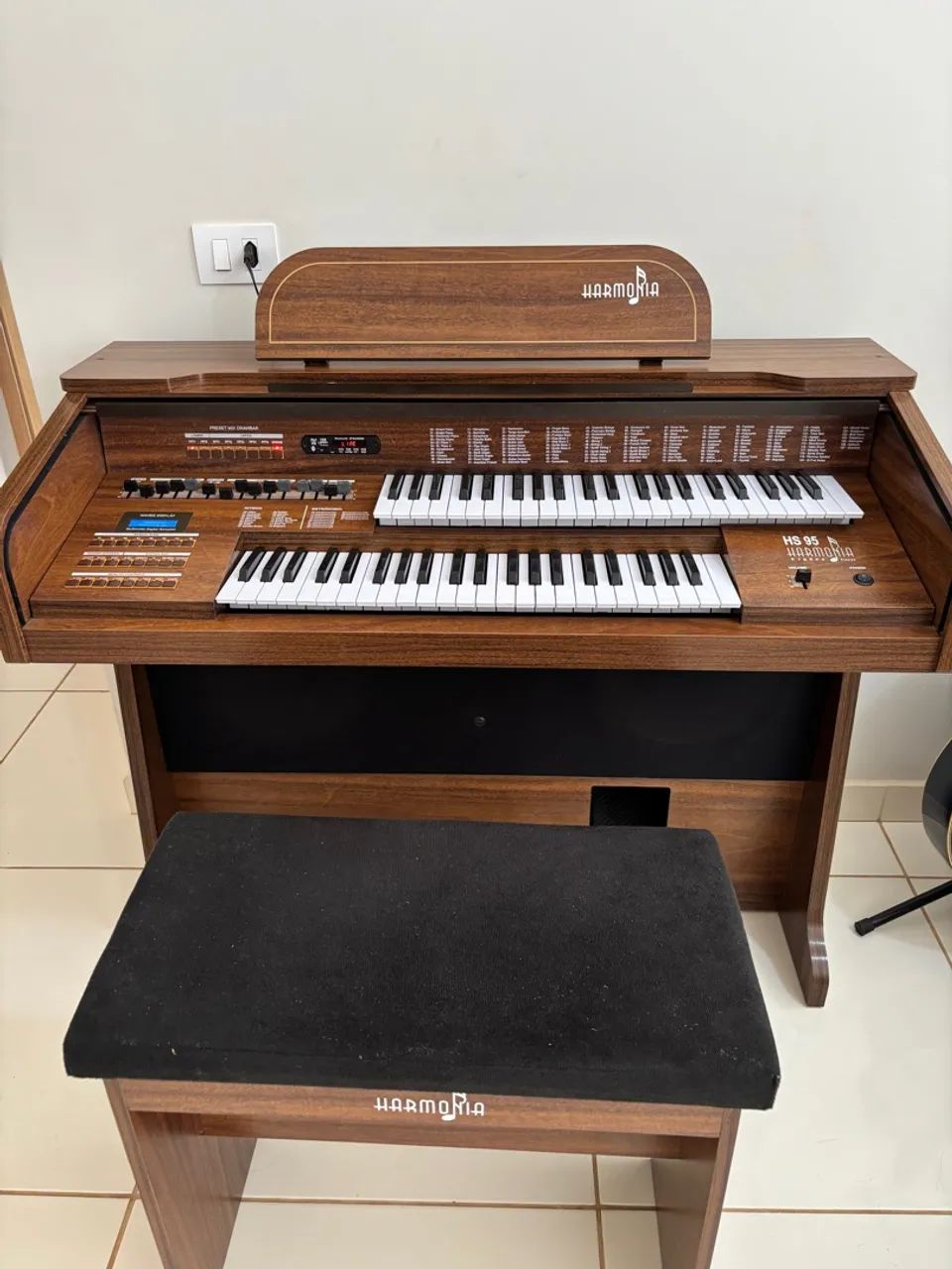 Órgão eletrônico Harmonia HS 95 - Foto 2