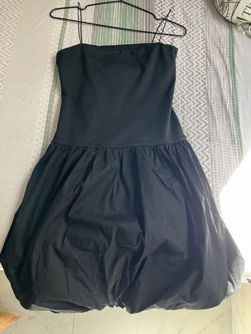 Vestido balone preto