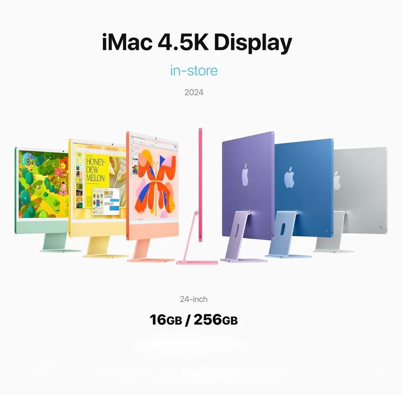 Apple iMac 24 polegadas - Novo - Computadores e Desktops - Centro