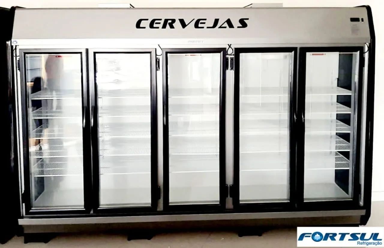 R1 Expositor de Cervejas auto serviço 5 portas Fortsul