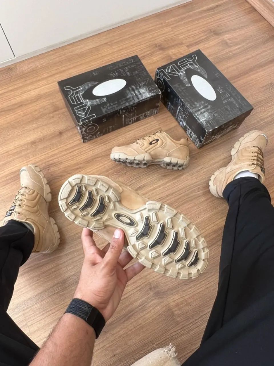 Bota Oakley Marrom Masculina Linha Luxo  - Foto 6