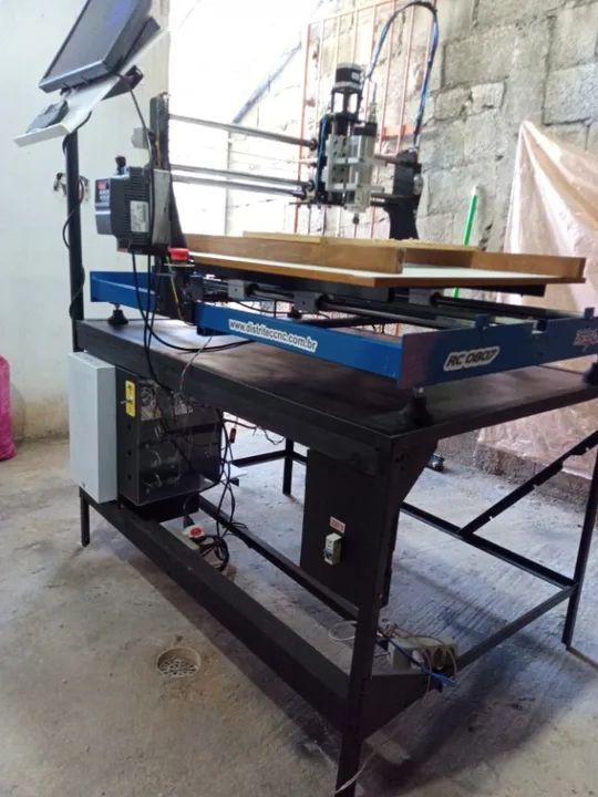 CNC ROUTER RC0807 110x80x60cm Semi nova - Foto 6