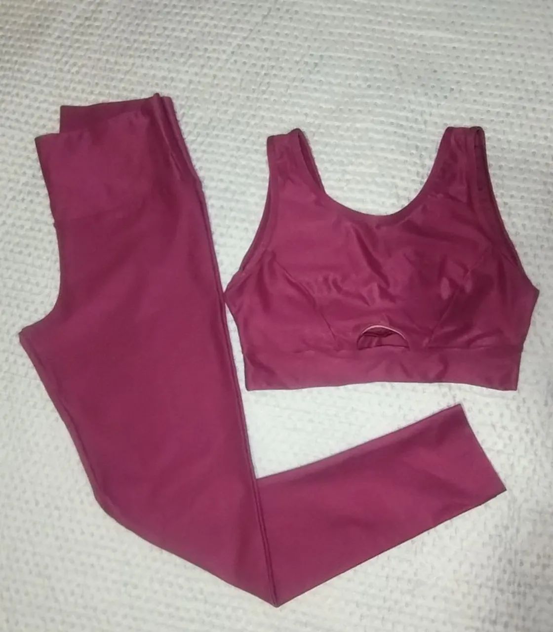 Conjunto Fitness Top e Calça Rose - Foto 2