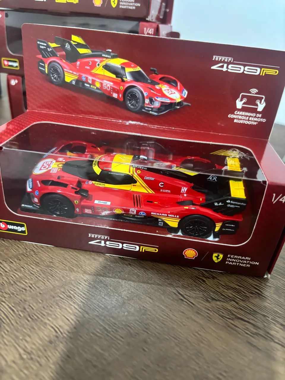 Kit com os 4 Coleção Shell carrinho de Fórmula 1 - Foto 3