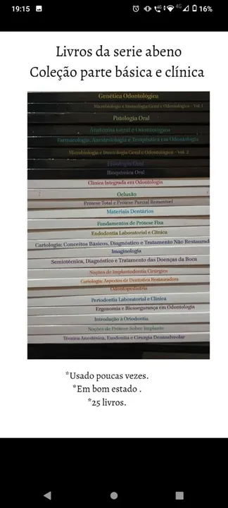 Livros Odontologia - NEGOCIO