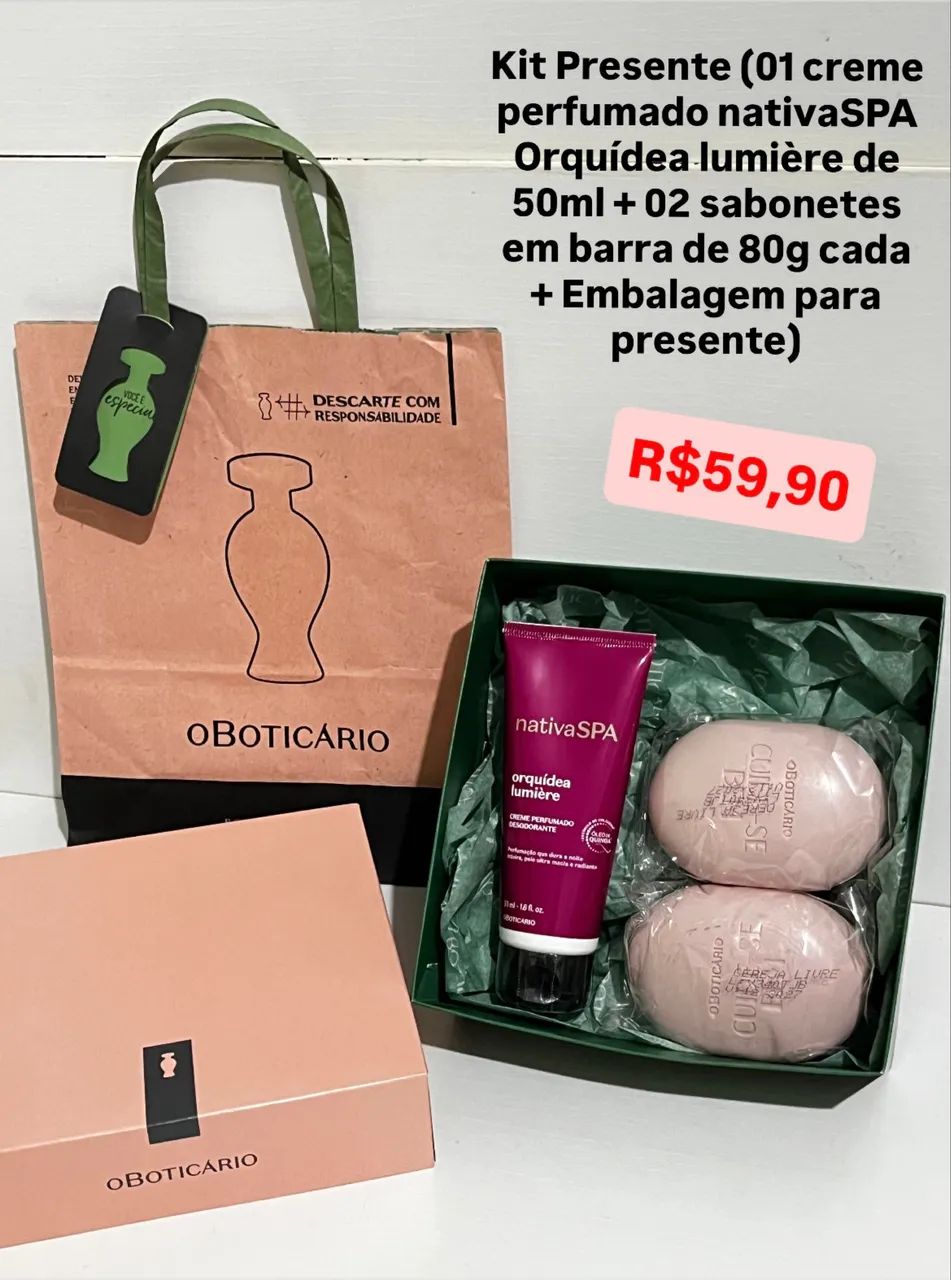 Kits para Presentes O Boticário, a partir de R$49,90 (tenho outros também). - Foto 3