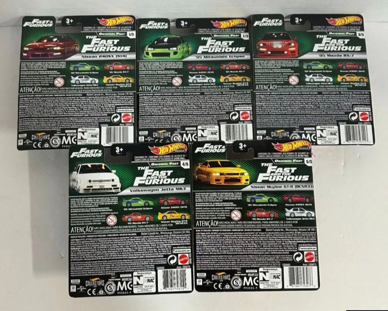 Hot Wheels Velozes e Furiosos Original Edição Limitada Premium Conjunto (Novo) - Foto 4