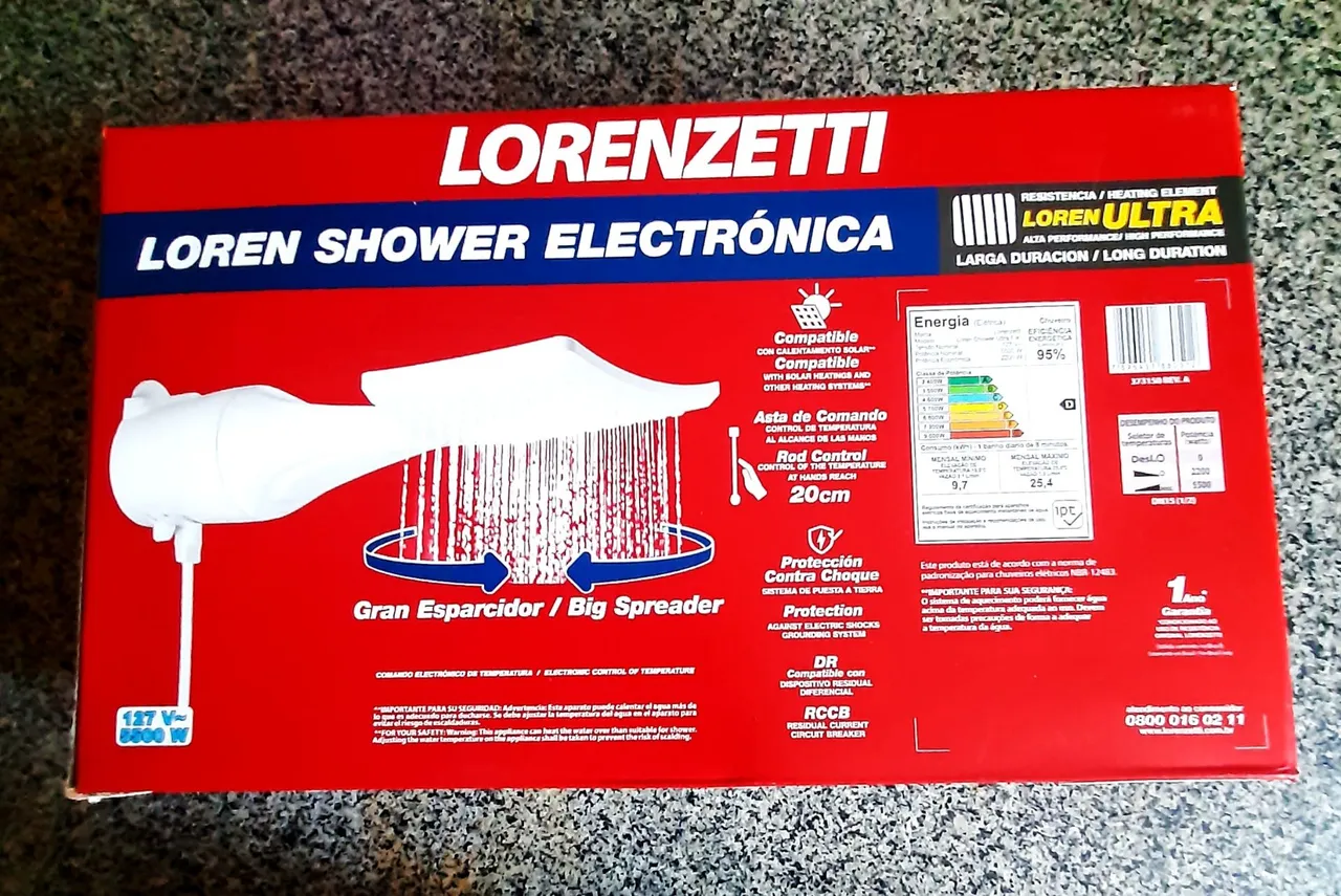Chuveiro Elétrico Loren Ultra 127V - Lorenzetti