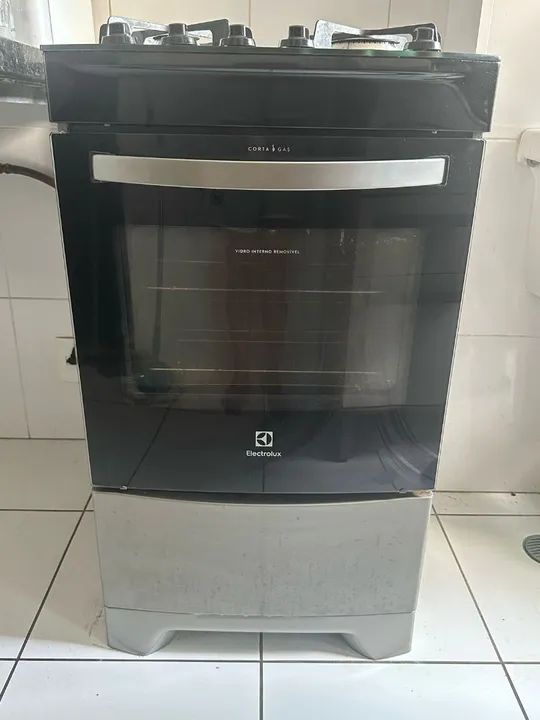 Fogão de Piso Electrolux de 04 Bocas Efficient com PerfectCook - Foto 4