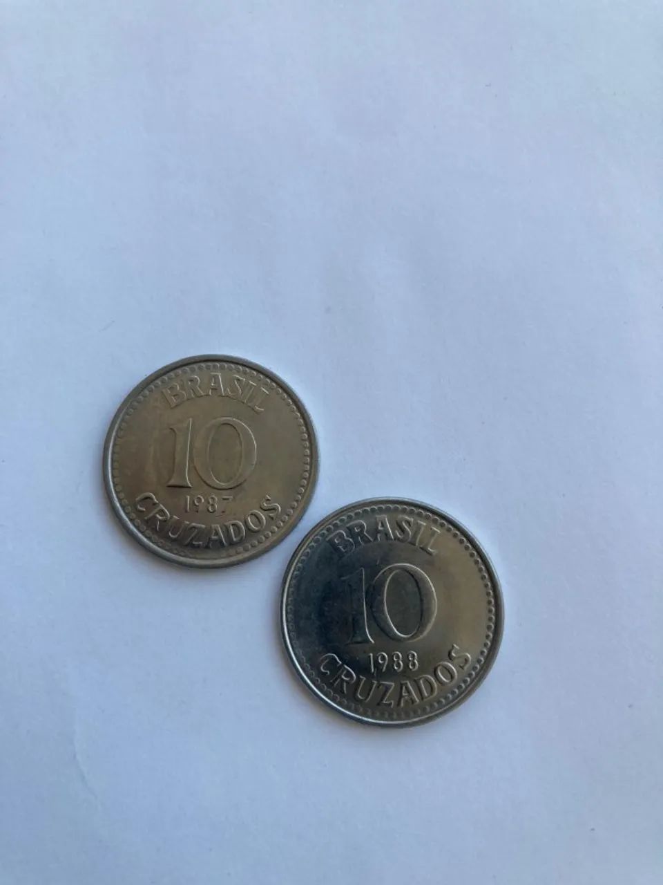 moedas 10 cruzados 1987/88 - Foto 3
