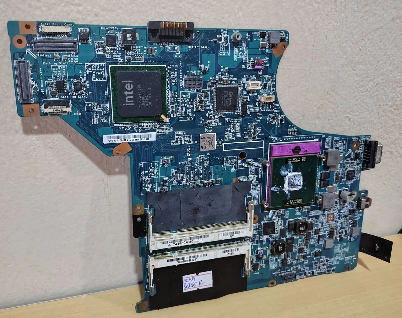 Placa Mãe Notebook Sony Série R Para Peças