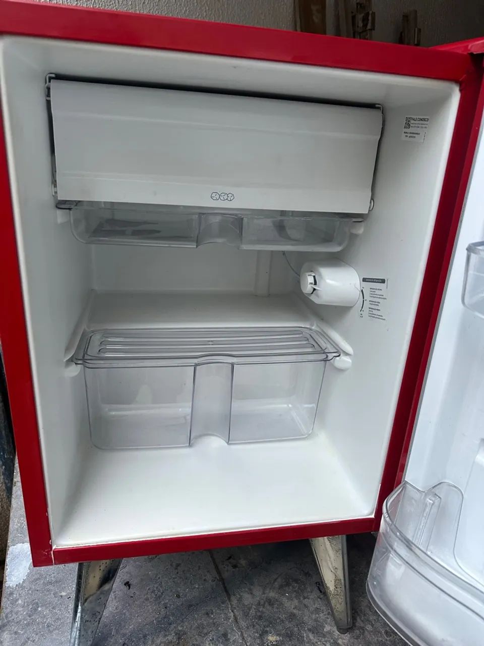 Frigobar retrô Brastemp vermelho  - Foto 3
