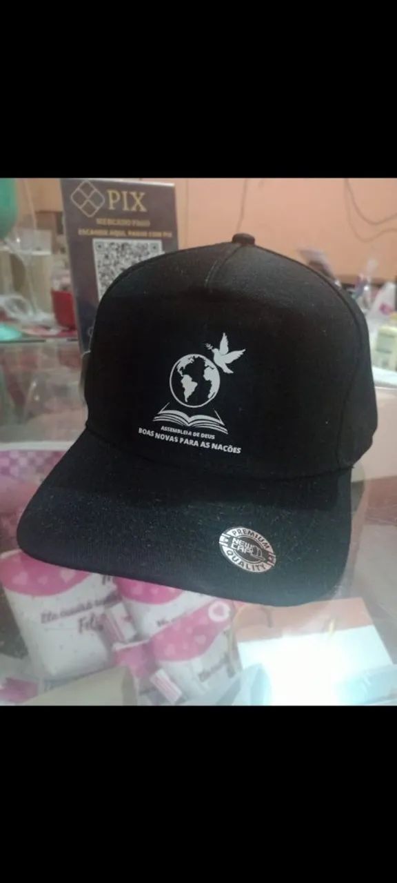 Boné brim personalizado 