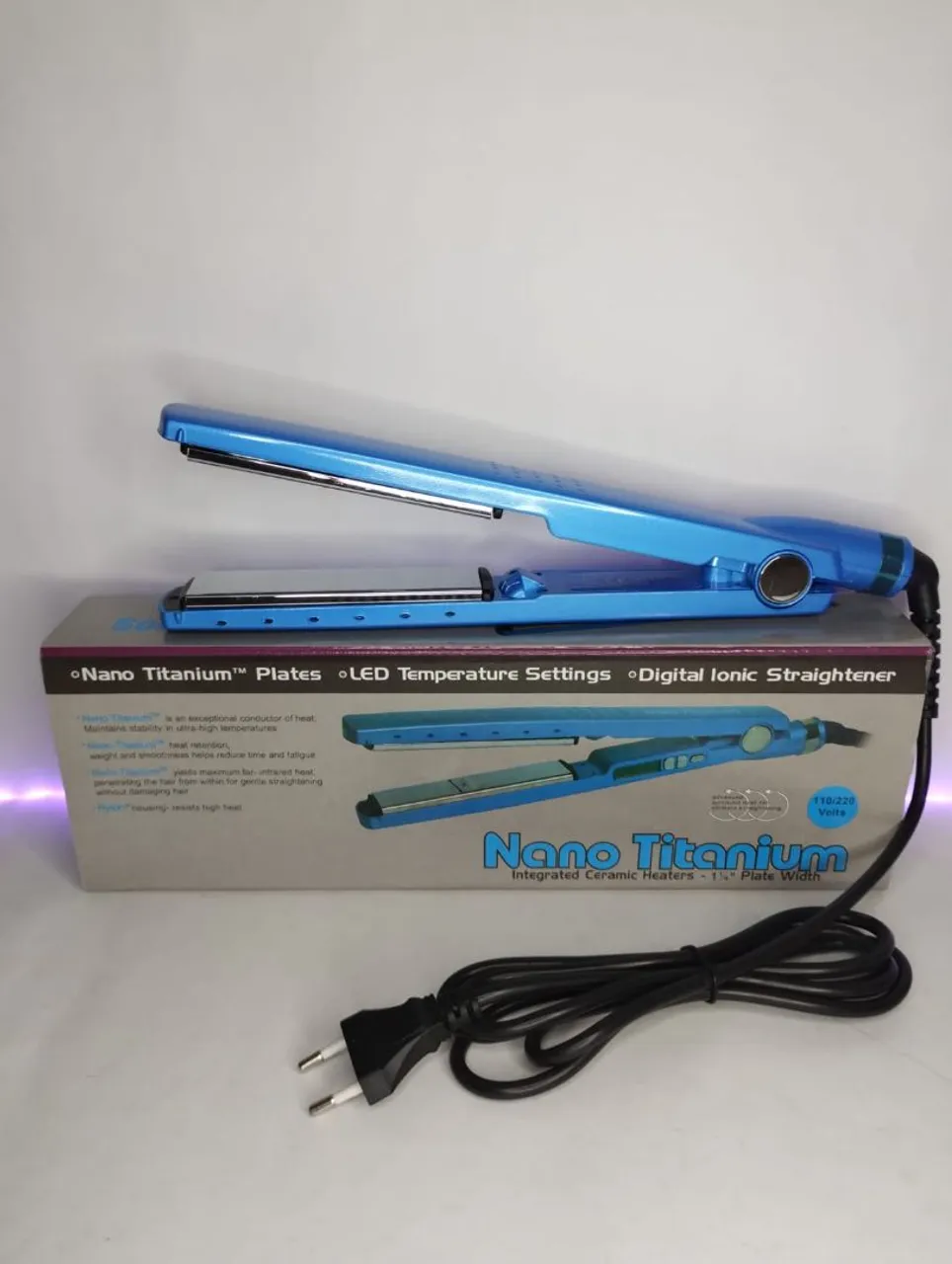 Prancha Nano Titanium Digital Ionic Straightener - 3 disponíveis