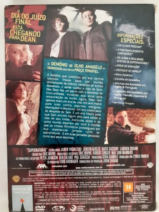 Box DVD Supernatural 3ª Temporada (5 discos) - Foto 2