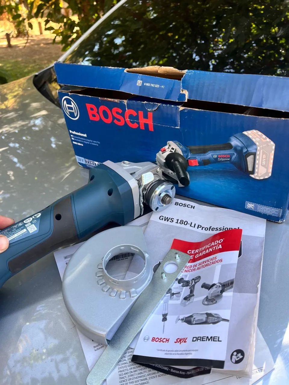 Esmerilhadeira Angular Bosch GWS 180-LI Professional