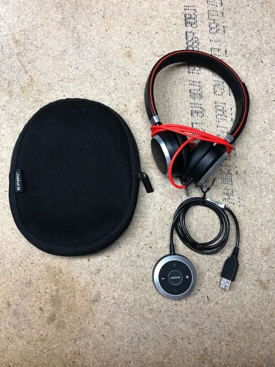 Headset Jabra Evolve 40  + bolsa do headset - Foto 2