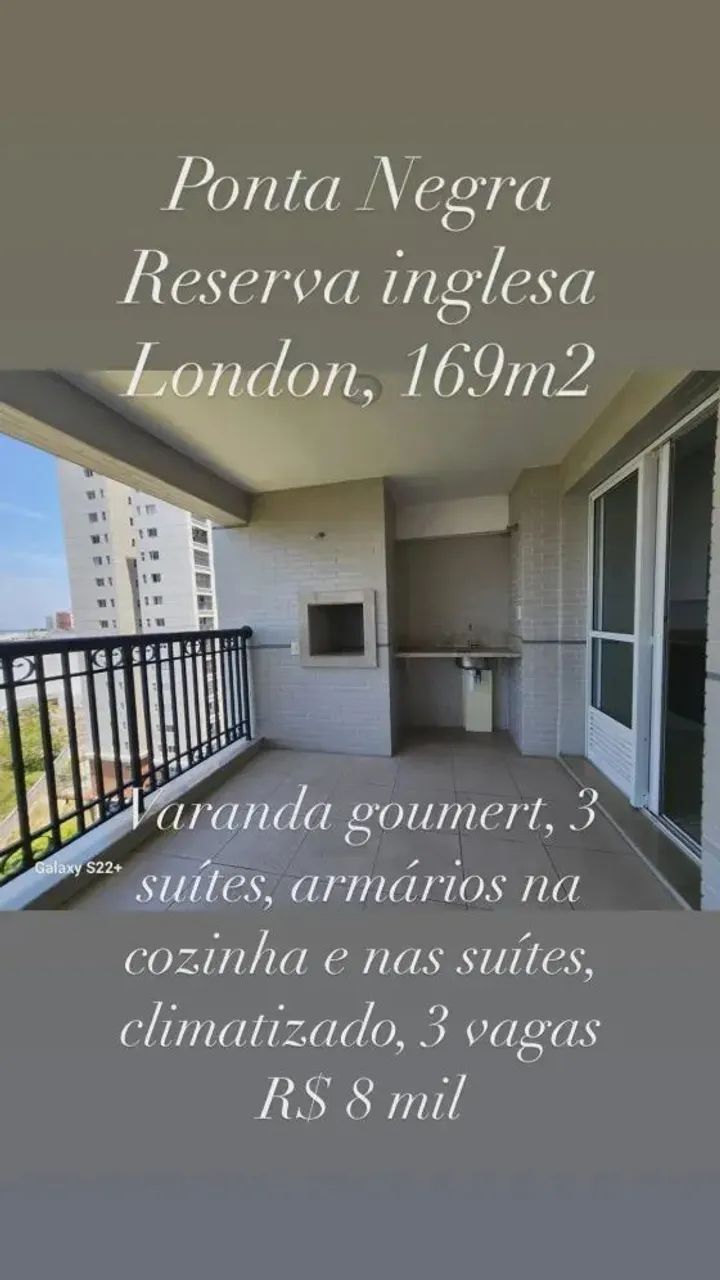 RESERVA INGLESA, 169M², LONDON.  3 SUÍTES, VARANDA GOUMERT,  MODULADOS, CLIMATIZADO, 3 VAG