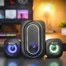 Caixa De Som 2.1 Caixinha Pc Gamer Computador Bluetooth Led - Foto 3