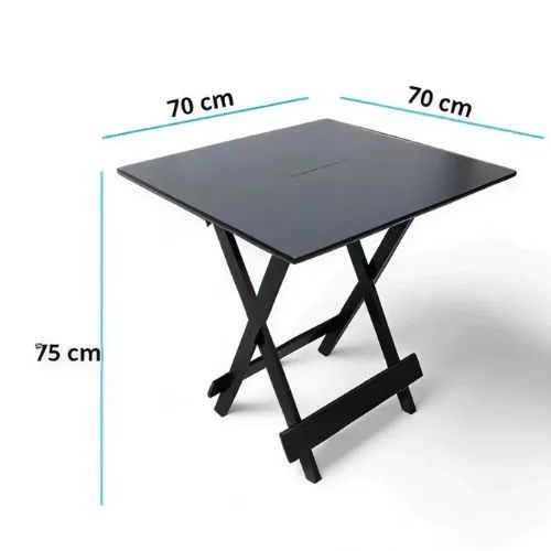 Conjunto de mesa Americano Dobrável com 4 cadeiras  - Foto 2
