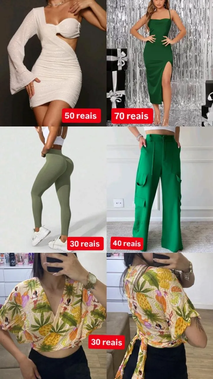 Desapego de roupas femininas usadas pouquíssimas vezes