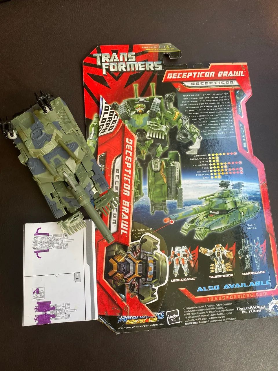 Transformers Brawl (Tanque) Deluxe Class do filme de 2007 - Decepticon - Foto 3