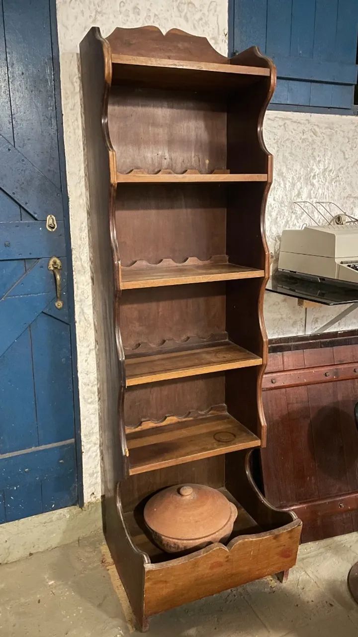 Adega Vintage de Madeira Maciça