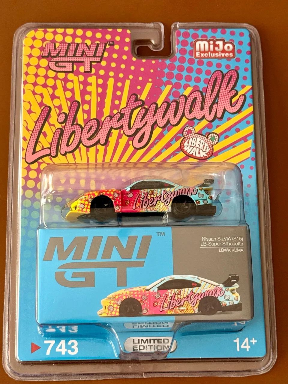 Liberty Walk Nissan Skyline ミニカー Nissan Skyline Kenmeri Liberty Walk LBWK KUMA 1:64 Mini GT - 19